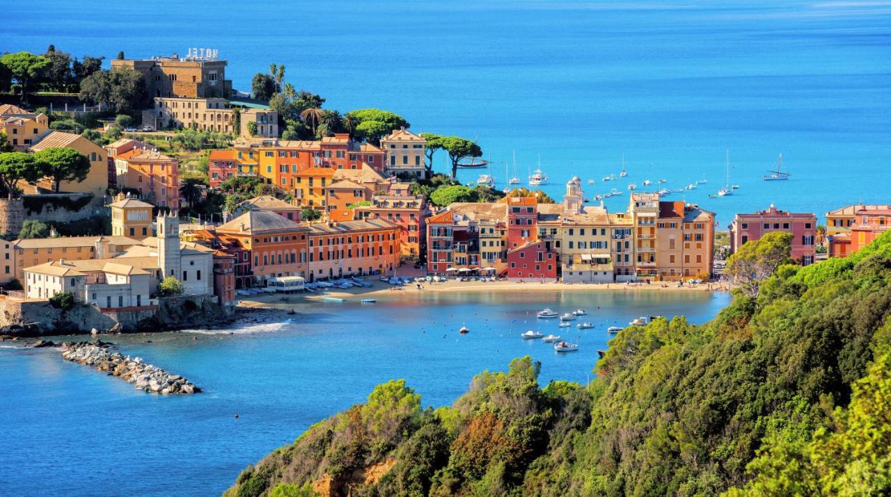 068 - Casa Stella Marina In Centro, 450Metri Da Mare E Spiaggia Sestri Levante Kültér fotó
